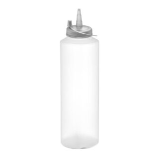 GastroPlast GPSC-1000 Kapaklı Fişek Sosluk 1000 ml Şeffaf